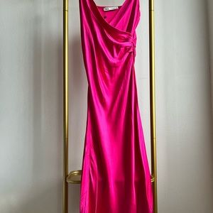 Zara Satin Long Dress